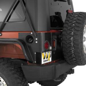 Warrior S926A LED Rear Corners for Jeep Wrangler JK 2007-2018 - Black Powder Coat