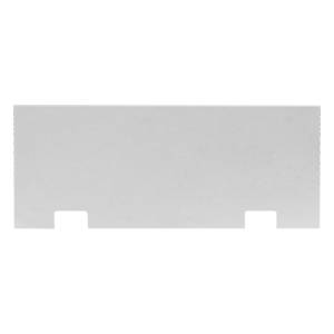 Warrior 913PDA Tailgate Cover for Jeep CJ7 1976-1986 - Polished Aluminum