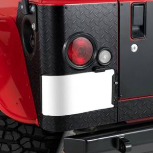 Warrior - Warrior 917APC Rear Corners with LED Cut Out for Jeep Wrangler TJ 1997-2006 - Black Powder Coat - Image 2