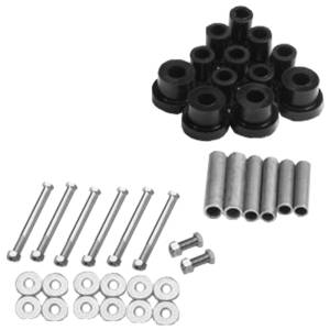 Warrior 1803 Replacement Bushing and Bolt Kit for Jeep Wrangler YJ 1987-1996