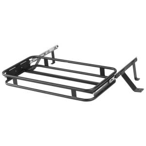 Exterior Accessories - Cargo Boxes and Racks - Warrior - Warrior 91650 Interior Cargo Tray with Sliders for Jeep Wrangler TJ 1997-2006 - Black Powder Coat