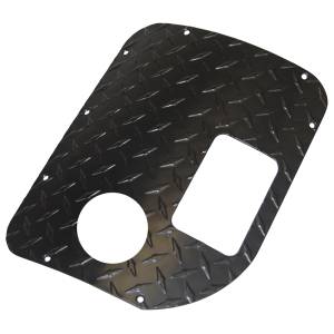 Warrior - Warrior 90440PC Shifter Cover with Cutouts for Jeep CJ7 1980-1986 - Black Powder Coat