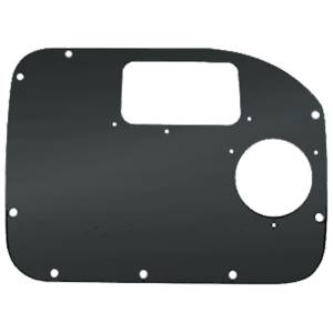 Warrior S90440 Shifter Cover with Cutouts for Jeep CJ7 1980-1986 - Black Powder Coat