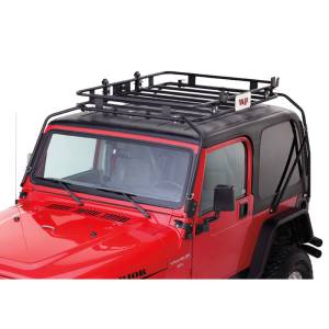 Warrior 873 Safari Sport Roof Rack for Jeep Wrangler TJ 1997-2006 - Black Powder Coat