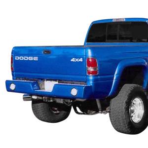 TrailReady 19900 Rear Bumper with D-Ring Tabs for Dodge Ram 1500/2500/3500 1994-2002