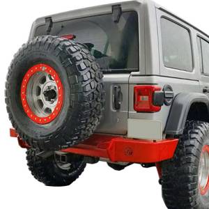 TrailReady 38511B Rear Bumper for Jeep Wrangler JL/Gladiator JT 2018-2024