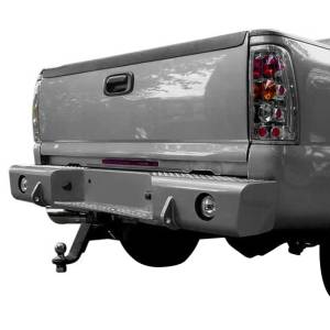 TrailReady - TrailReady 55500 Rear Bumper with D-Ring Tabs for Chevy Silverado 1500/2500HD/3500 1999-2007 - Image 1