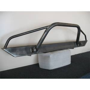 Affordable Offroad - Affordable Offroad Front Bumper with Pre-Runner Guard for Jeep Cherokee XJ/Comanche 1984-2001 - Bare Steel - Image 2