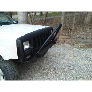 Affordable Offroad - Affordable Offroad Stinger Front Bumper for Jeep Cherokee XJ/Comanche 1984-2001 - Bare Steel - Image 4