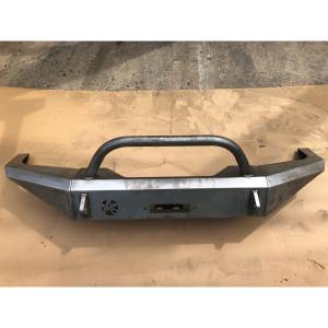 Affordable Offroad - Affordable Offroad Full Size Modular Front Bumper for Ford F150/F250/F350/Bronco 1992-1996 - Bare Steel - Image 2