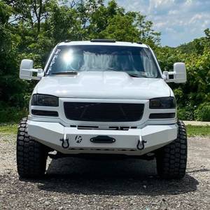 Affordable Offroad - Affordable Offroad Full Size Truck Modular Front Bumper for GMC Sierra 2500 HD/3500 HD 1999-2007 - Bare Steel