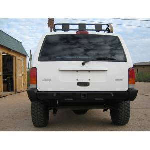 Affordable Offroad - Affordable Offroad Rear Bumper for Jeep Cherokee XJ 1984-2001 - Bare Steel - Image 5