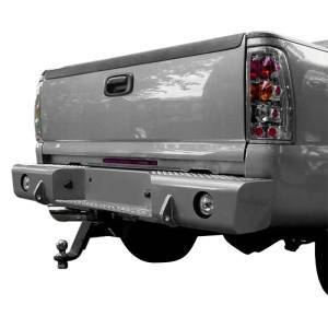 TrailReady - TrailReady 55500 Rear Bumper with D-Ring Tabs for GMC Sierra 1500/2500/3500 1999-2007 - Image 1