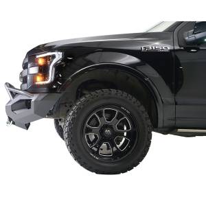 Fab Fours - Fab Fours FF15-X3252-1 Matrix Winch Front Bumper with Pre-Runner Guard and Sensor Holes for Ford F-150 2015-2017 - Image 4