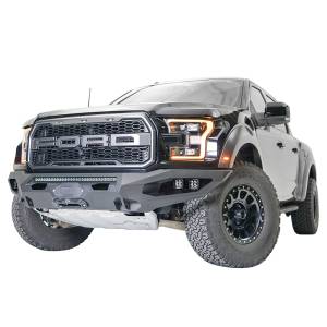 Fab Fours - Fab Fours FF17-X4351-1 Matrix Winch Front Bumper with Sensor Holes for Ford Raptor 2017-2020 - Image 2
