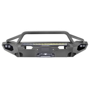 Fab Fours Matrix - Ford - Fab Fours - Fab Fours FF17-X4352-1 Matrix Winch Front Bumper with Pre-Runner Guard and Sensor Holes for Ford Raptor 2017-2020