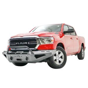Fab Fours - Fab Fours DR19-RS4262-1 Red Steel Winch Front Bumper with Pre-Runner Guard for Dodge Ram 1500 2019-2023 - Image 2