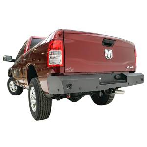 Fab Fours - Fab Fours DR19-RT4250-1 Red Steel Rear Bumper with Sensor Holes for Dodge Ram 1500 2019-2023 - Image 7