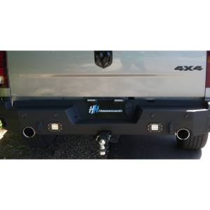 Hammerhead Bumpers - Hammerhead 600-56-0969 Flush Mount Rear Bumper with Sensor Holes and Exhaust Cutouts for Dodge Ram 1500 2019-2021 - Image 2