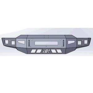 Bumpers By Vehicle - Hammerhead Bumpers - Hammerhead 600-56-0982 Low Profile Front Bumper for Chevy Silverado 2500HD/3500 2020-2022