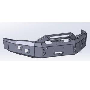 Hammerhead Bumpers - Hammerhead 600-56-0987 X-Series Winch Front Bumper with Formed Pre Runner Guard for Chevy Silverado 2500HD/3500 2015-2019 - Image 2