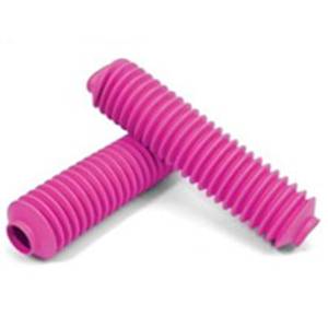 Shock Absorbers & Accessories - Shock Boots - Daystar - Daystar KU20002FP Shock Boots and Zip Ties Bagged Fluorescent Pink Pair