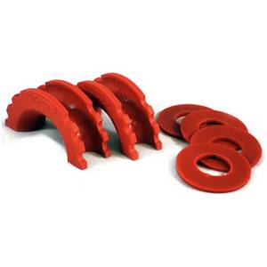 Daystar KU70057RE D-Ring Isolator and Washers Red
