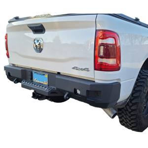 Chassis Unlimited CUB910012 Octane Rear Bumper with Sensor Holes for Dodge Ram 2500/3500 2010-2018