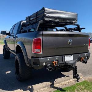 Chassis Unlimited - Chassis Unlimited CUB910032 Octane Rear Bumper with Sensor Holes for Dodge Ram 1500 2009-2018 - Image 3