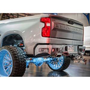 Chassis Unlimited - Chassis Unlimited CUB910172 Octane Rear Bumper with Sensor Holes and Dual Exhaust for Chevy Silverado 1500 2019-2021 - Image 3