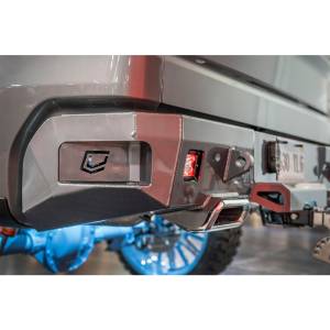 Chassis Unlimited - Chassis Unlimited CUB910172 Octane Rear Bumper with Sensor Holes and Dual Exhaust for Chevy Silverado 1500 2019-2021 - Image 4