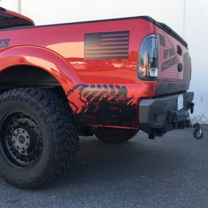 Chassis Unlimited - Chassis Unlimited CUB910122 Octane Rear Bumper with Sensor Holes for Ford F-250/F-350 1999-2016 - Image 4
