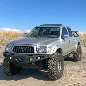 Chassis Unlimited - Toyota Tacoma 1995-2005 - Chassis Unlimited - Chassis Unlimited CUB940411 Octane Winch Front Bumper for Toyota Tacoma 1995-2004 - Black Powder Coat