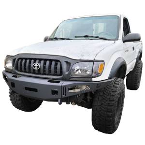 Chassis Unlimited - Chassis Unlimited CUB940411 Octane Winch Front Bumper for Toyota Tacoma 2001-2004 - Black Powder Coat - Image 3