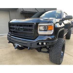 Chassis Unlimited - Chassis Unlimited CUB900422 Octane Winch Front Bumper with Sensor Holes for GMC Sierra 1500 2016-2018 - Image 3