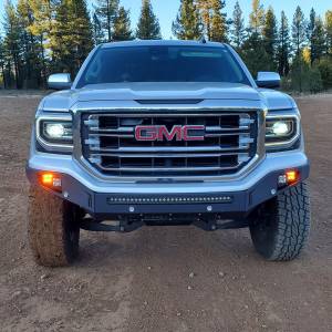 Chassis Unlimited - Chassis Unlimited CUB900422 Octane Winch Front Bumper with Sensor Holes for GMC Sierra 1500 2016-2018 - Image 5