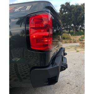 Chassis Unlimited - Chassis Unlimited CUB910372 Octane Rear Bumper with Sensor Holes for Chevy Silverado 1500 2014-2018 - Image 2