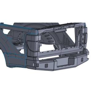 Chassis Unlimited - Chassis Unlimited CUB990142 Attitude Rear Bumper with Sensor Holes for Ford F-250/F-350 2017-2022 - Image 2