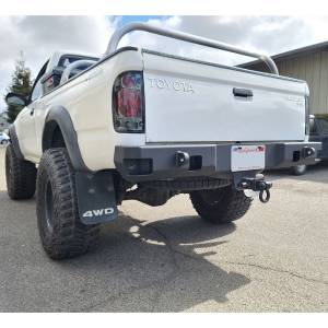 Chassis Unlimited - Chassis Unlimited CUB910411 Octane Rear Bumper for Toyota Tacoma 1995-2004 - Black Powder Coat - Image 6