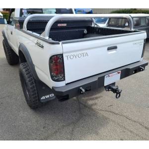 Chassis Unlimited - Chassis Unlimited CUB910411 Octane Rear Bumper for Toyota Tacoma 1995-2004 - Black Powder Coat - Image 8