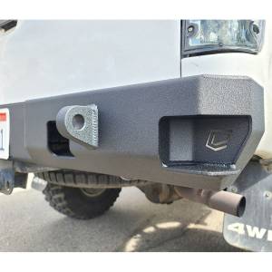 Chassis Unlimited - Chassis Unlimited CUB910411 Octane Rear Bumper for Toyota Tacoma 1995-2004 - Black Powder Coat - Image 2