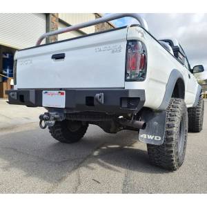 Chassis Unlimited - Chassis Unlimited CUB910411 Octane Rear Bumper for Toyota Tacoma 1995-2004 - Black Powder Coat - Image 10