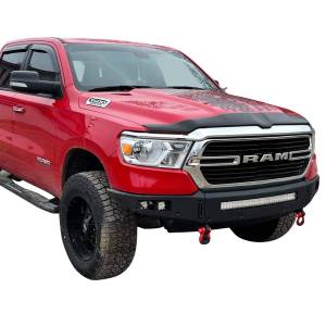 Truck Bumpers - Chassis Unlimited - Chassis Unlimited CUB900102 Octane Front Bumper with Sensor Holes for Dodge Ram 1500 2019-2021