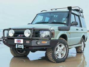 ARB 4x4 Accessories - ARB 3432120 Deluxe Winch Front Bumper with Bull Bar for Land Rover Discovery 2003-2004 - Image 2