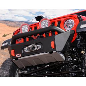 ARB 4x4 Accessories - ARB 3450470 Bondi Stubby Front Winch Bumper for Jeep Wrangler JL 2018-2022 - Image 2