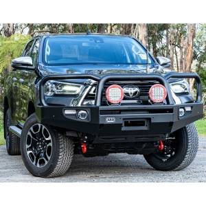 Bumpers By Vehicle - Toyota Hilux - ARB 4x4 Accessories - ARB 3414670 Commercial Front Bumper with Bull Bar for Toyota Hilux 2021