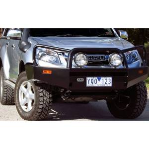ARB 4x4 Accessories - ARB 3448540 Commercial Front Bumper with Bull Bar for Isuzu D-Max 2016-2021
