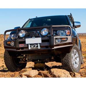 ARB 4x4 Accessories - ARB 3412500 Deluxe Front Bumper with Bull Bar for Toyota Land Cruiser 2007-2021