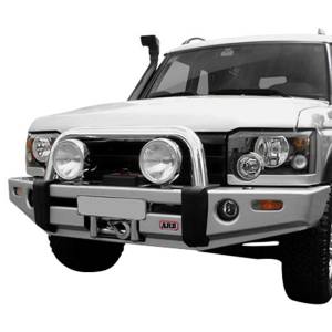 ARB 4x4 Accessories - ARB 3932020 Deluxe Sahara Front Bumper with Bar for Land Rover Discovery 2002-2005