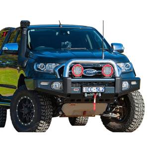 ARB 4x4 Accessories - ARB 3940400 Deluxe Sahara Front Bumper with Bar for Ford Ranger 2011-2015